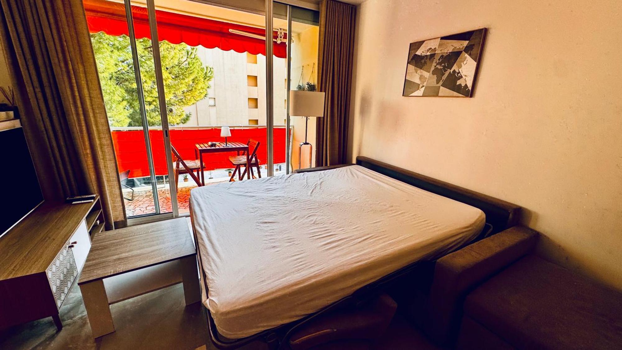 Studio Climatise 600M De La Plage Cagnes-sur-Mer Exteriér fotografie