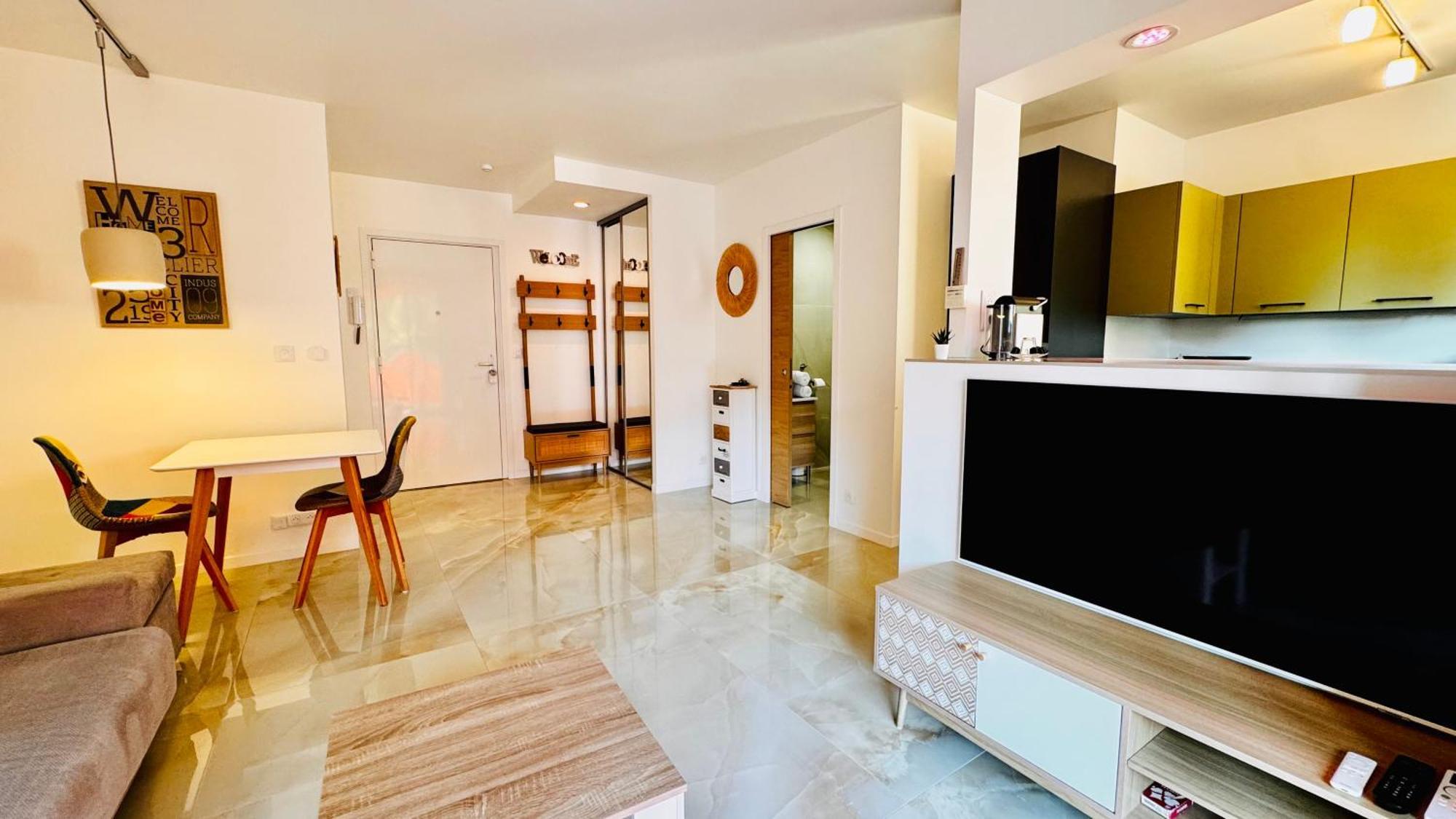 Studio Climatise 600M De La Plage Cagnes-sur-Mer Exteriér fotografie